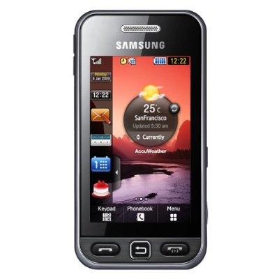 Samsung on T  L  Phone Portable Samsung S5230 Player One